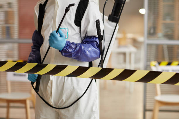 Professional Crime Scene Cleanup technician working in Magazine, AR